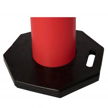 (Pakke med 10) - Flexibarrier T-Top trafikk-kjegle med base + 500m Barrieretape