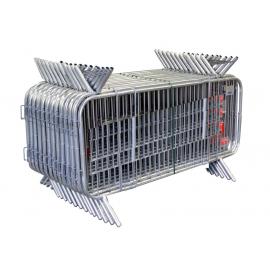 Flexibarrier Sperregjerde -Basic- Fast fot, Komplett pakke (57,5m) uten refleks.