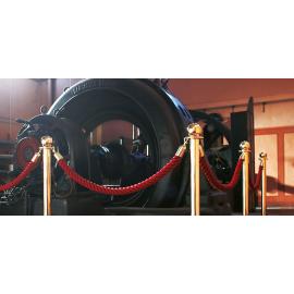 Avsperringspakke - Museum (6 stolper / 5 tau)