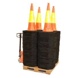 Trafikkeglepakke 100 cm (Helpall 100 stk)