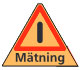 Varningsmärke m text
